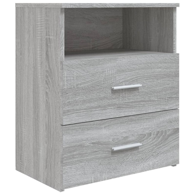 vidaXL Κομοδίνο Γκρι Sonoma 50 x 32 x 60 εκ.
