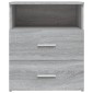 vidaXL Κομοδίνο Γκρι Sonoma 50 x 32 x 60 εκ.