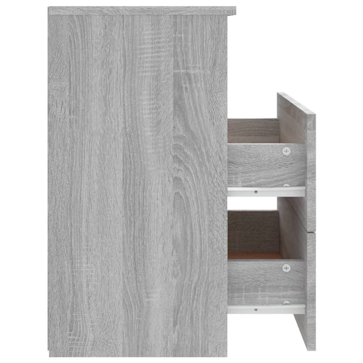 vidaXL Κομοδίνο Γκρι Sonoma 50 x 32 x 60 εκ.