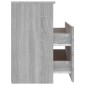 vidaXL Κομοδίνο Γκρι Sonoma 50 x 32 x 60 εκ.