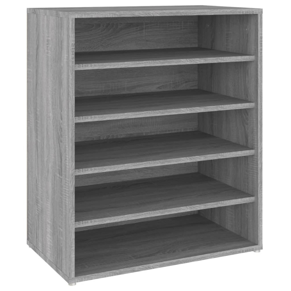 vidaXL Παπουτσοθήκη Γκρι Sonoma 60x35x70 εκ. από Επεξεργασμένο Ξύλο