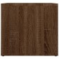 vidaXL Κομοδίνο Καπνιστή Δρυς 41x40x36 εκ. από Επεξεργασμένο Ξύλο
