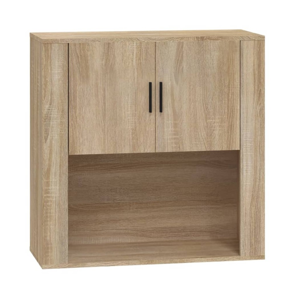 vidaXL Ντουλάπι Τοίχου Sonoma Δρυς 80x33x80 εκ. Επεξεργασμένο Ξύλο