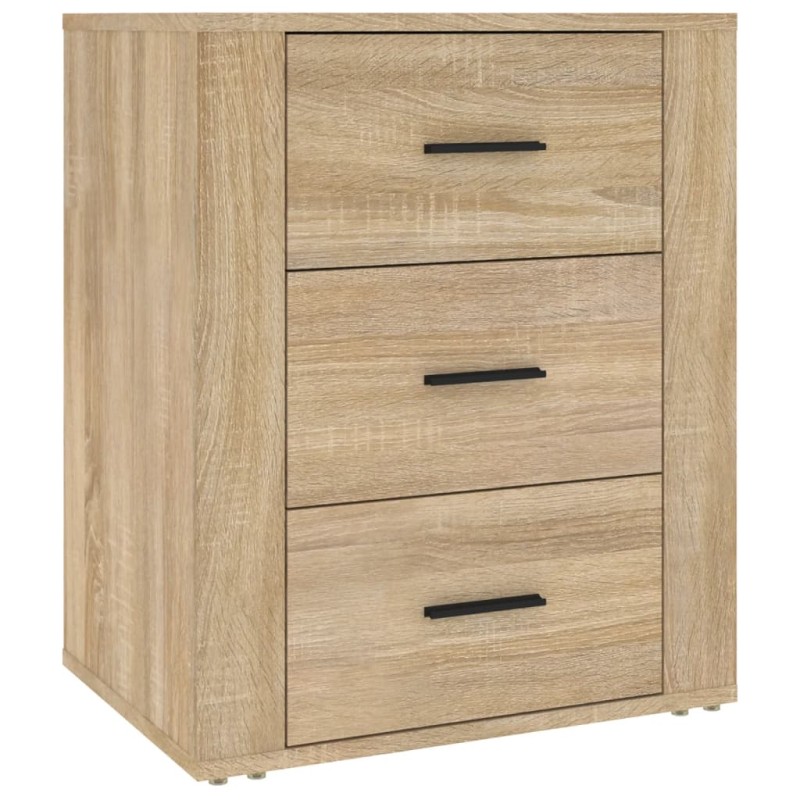 vidaXL Κομοδίνο Sonoma Δρυς 50x36x60 εκ. από Επεξεργασμένο Ξύλο