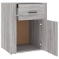 vidaXL Κομοδίνο Γκρι Sonoma 50x36x60 εκ. από Επεξεργασμένο Ξύλο