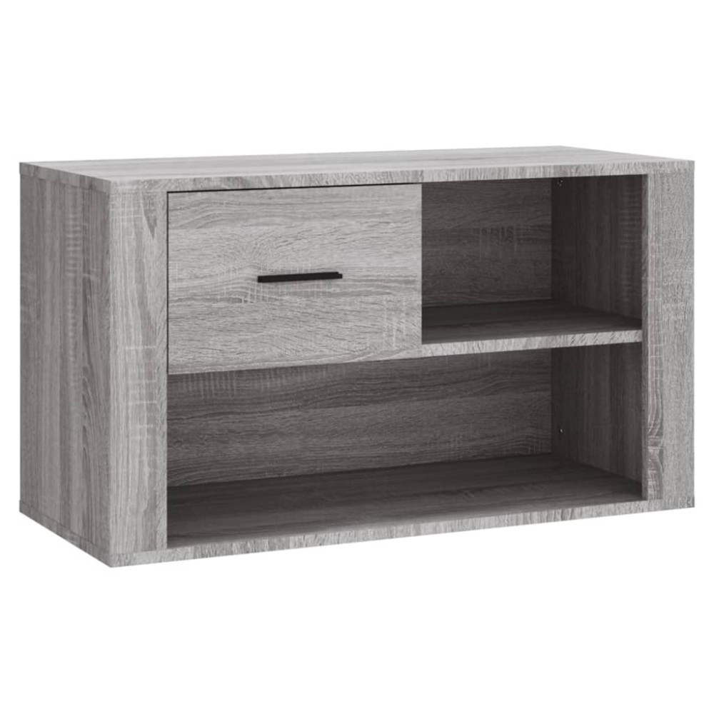 vidaXL Παπουτσοθήκη Γκρι Sonoma 80x35x45 εκ. από Επεξεργασμένο Ξύλο