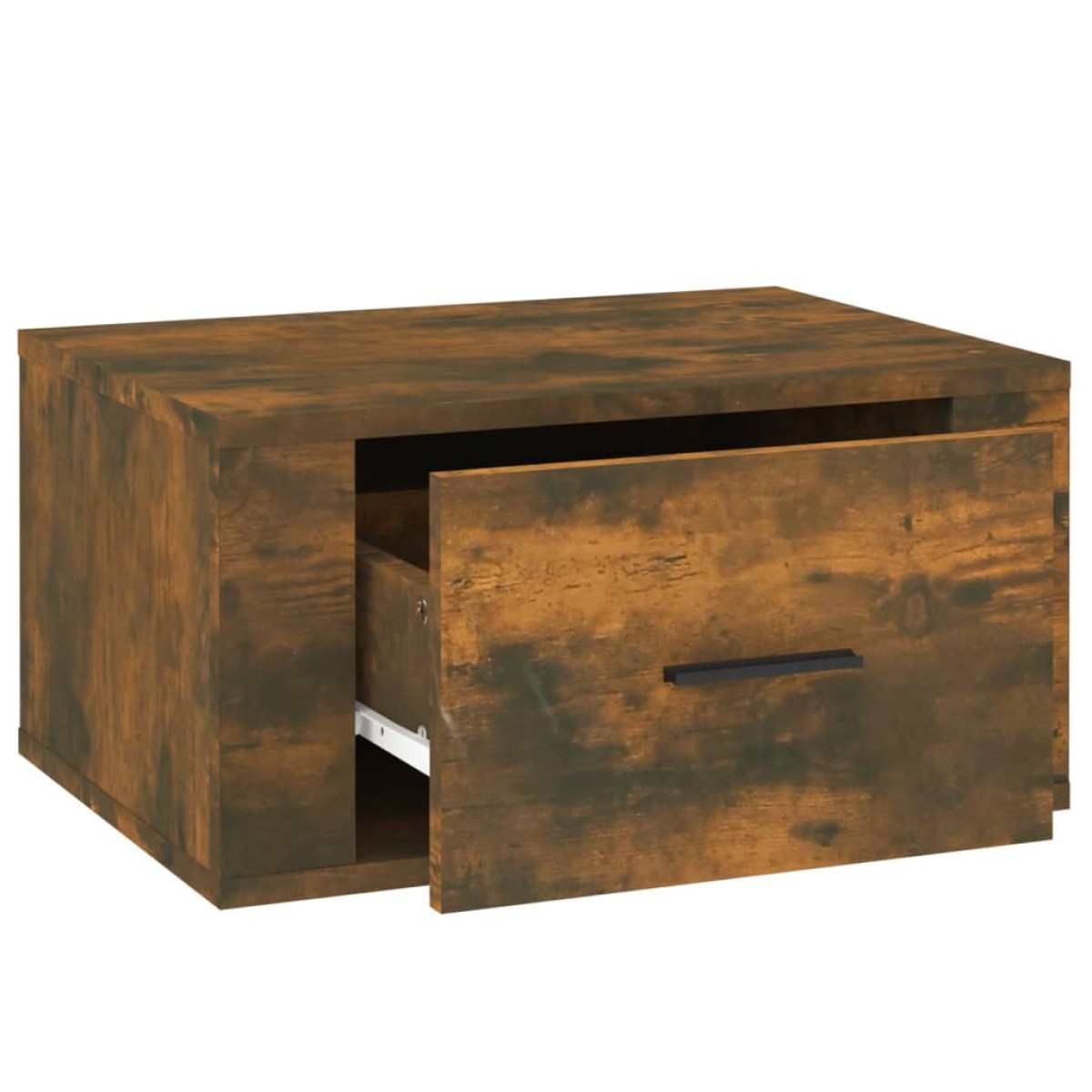 vidaXL Κομοδίνο Επιτοίχιο Καπνιστή Δρυς 50x36x25 εκ.
