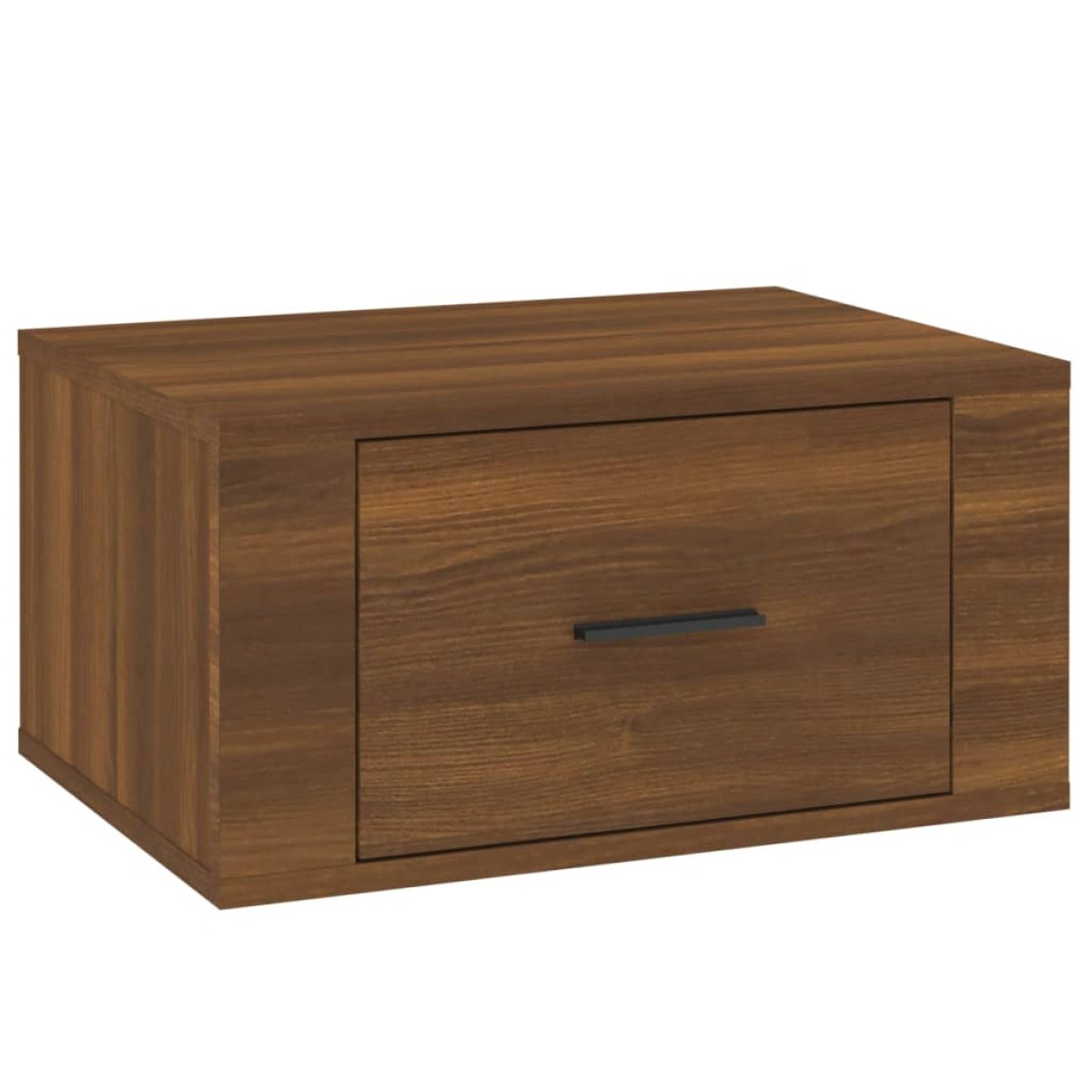 vidaXL Κομοδίνα Επιτοίχια 2 τεμ. Καφέ Δρυς 50x36x25 εκ.