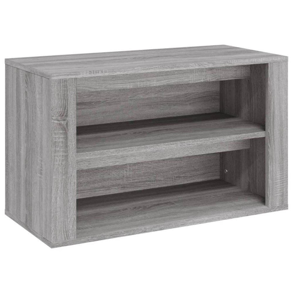 vidaXL Παπουτσοθήκη Γκρι Sonoma 75x35x45 εκ. από Επεξεργασμένο Ξύλο