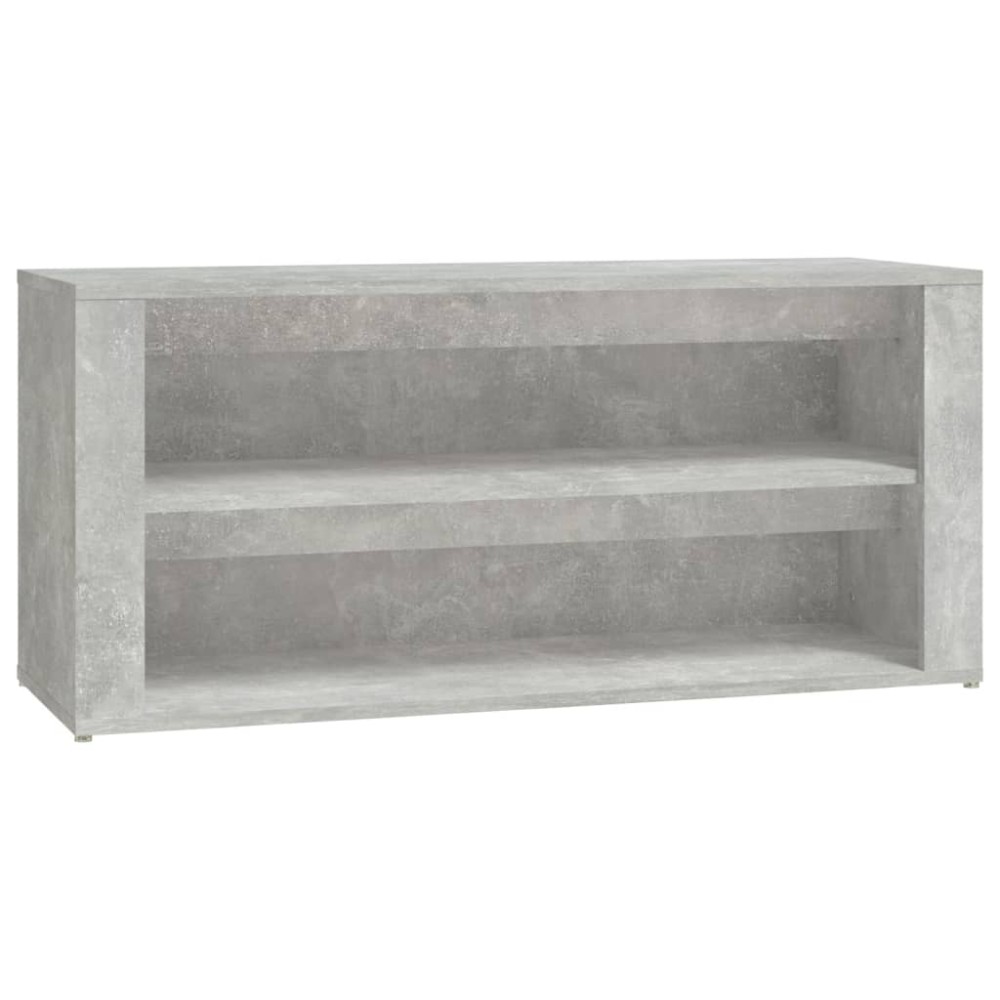 vidaXL Παπουτσοθήκη Γκρι Σκυροδέματος 100x35x45 εκ. Επεξεργασμένο Ξύλο