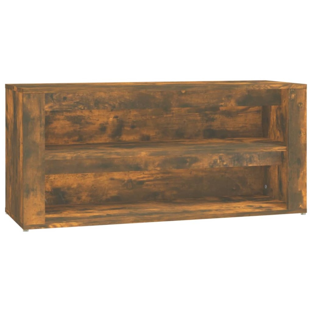 vidaXL Παπουτσοθήκη Καπνιστή Δρυς 100x35x45 εκ. Επεξεργασμένο Ξύλο