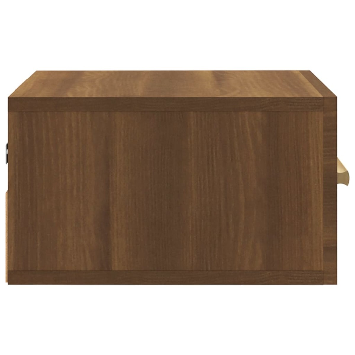vidaXL Κομοδίνο Επιτοίχιο Καφέ Δρυς 35 x 35 x 20 εκ.