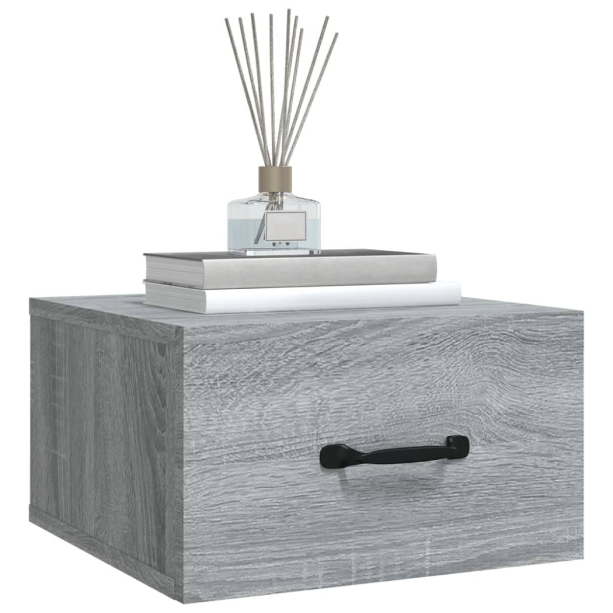 vidaXL Κομοδίνα Επιτοίχια 2 τεμ. Γκρι Sonoma 35 x 35 x 20 εκ.