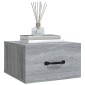 vidaXL Κομοδίνα Επιτοίχια 2 τεμ. Γκρι Sonoma 35 x 35 x 20 εκ.