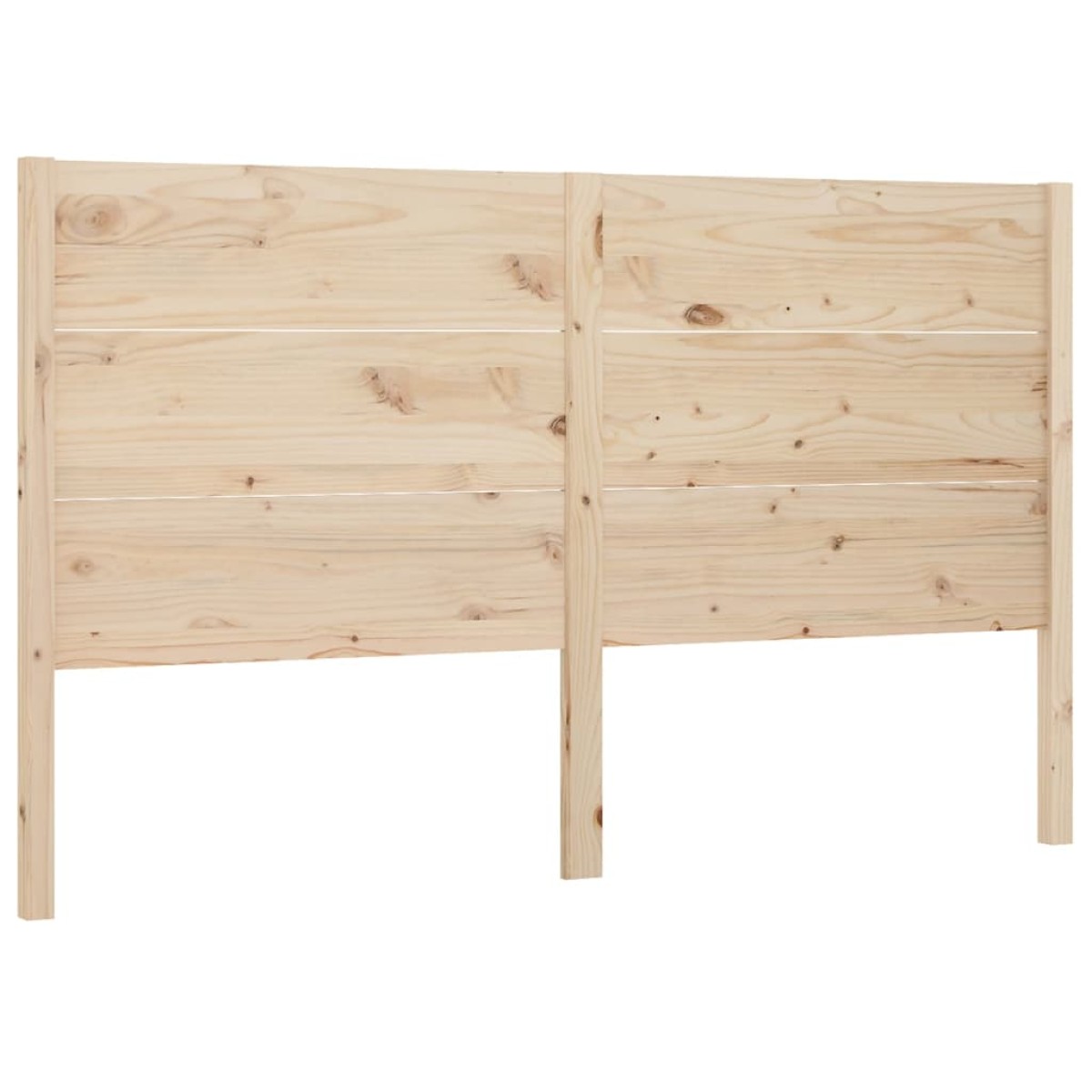vidaXL Κεφαλάρι Κρεβατιού 141 x 4 x 100 εκ. από Μασίφ Ξύλο Πεύκου