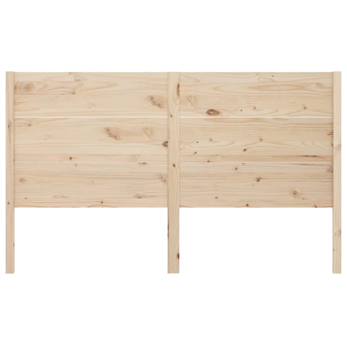 vidaXL Κεφαλάρι Κρεβατιού 141 x 4 x 100 εκ. από Μασίφ Ξύλο Πεύκου