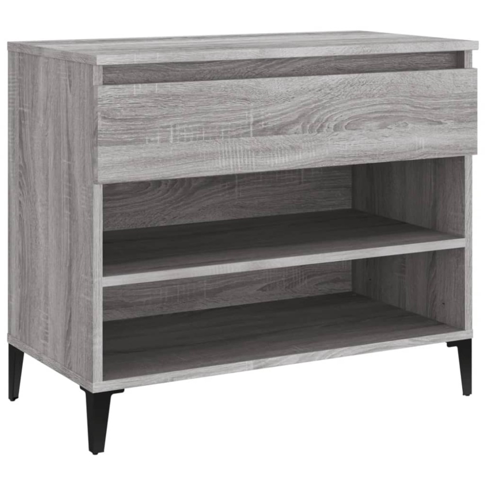 vidaXL Παπουτσοθήκη Γκρι Sonoma 70x36x60 εκ. από Επεξεργασμένο Ξύλο