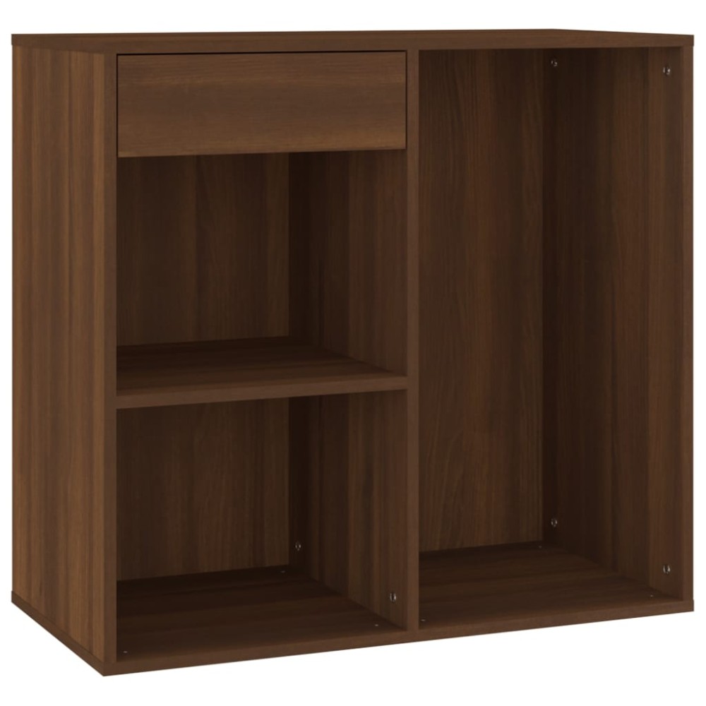 808840 vidaXL Ντουλάπι Καλλυντικών Καφέ Δρυς 80x40x75 εκ. Επεξ. ξύλο
