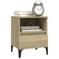 vidaXL Κομοδίνο Sonoma Δρυς 40x35x50 εκ.