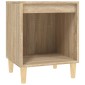 vidaXL Κομοδίνα 2 τεμ. Sonoma Δρυς 40 x 35 x 50 εκ.