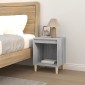 vidaXL Κομοδίνο Γκρι Sonoma 40x35x50 εκ.