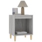 vidaXL Κομοδίνο Γκρι Sonoma 40x35x50 εκ.
