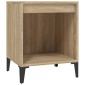 vidaXL Κομοδίνο Sonoma Δρυς 40x35x50 εκ.