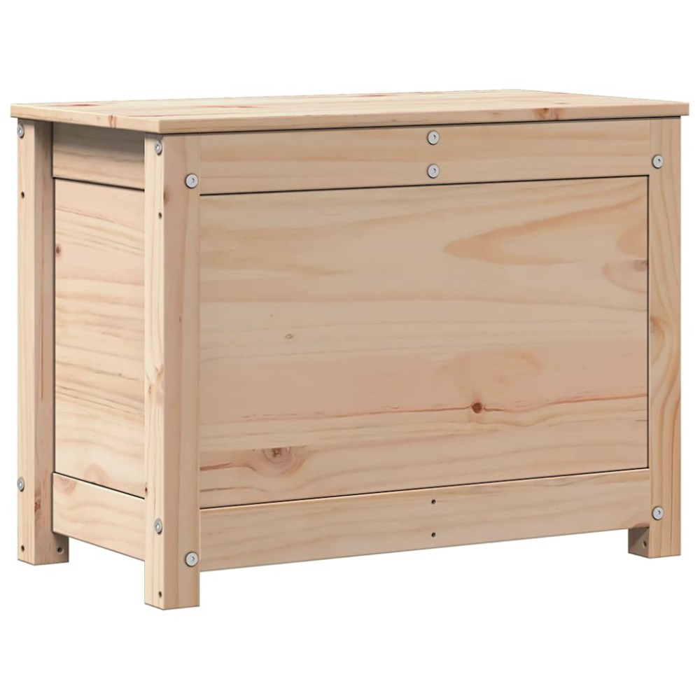 vidaXL Κουτί Αποθήκευσης 60x32x45,5 εκ από Μασίφ Ξύλο Πεύκου