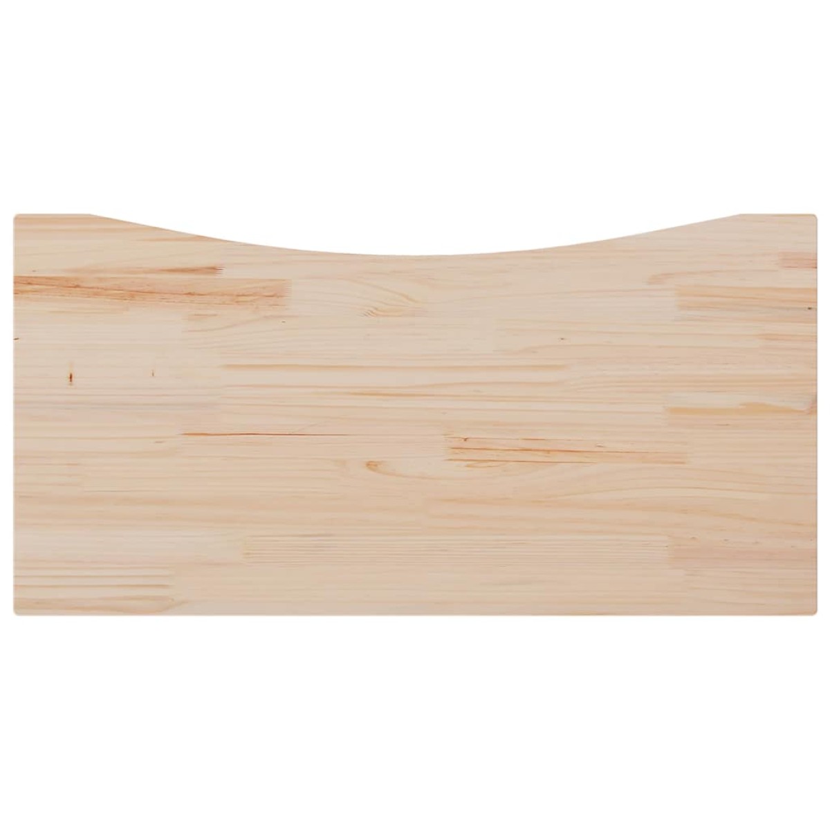vidaXL Επιφάνεια Γραφείου 110 x 55 x 2,5 εκ. από Μασίφ Ξύλο Πεύκου