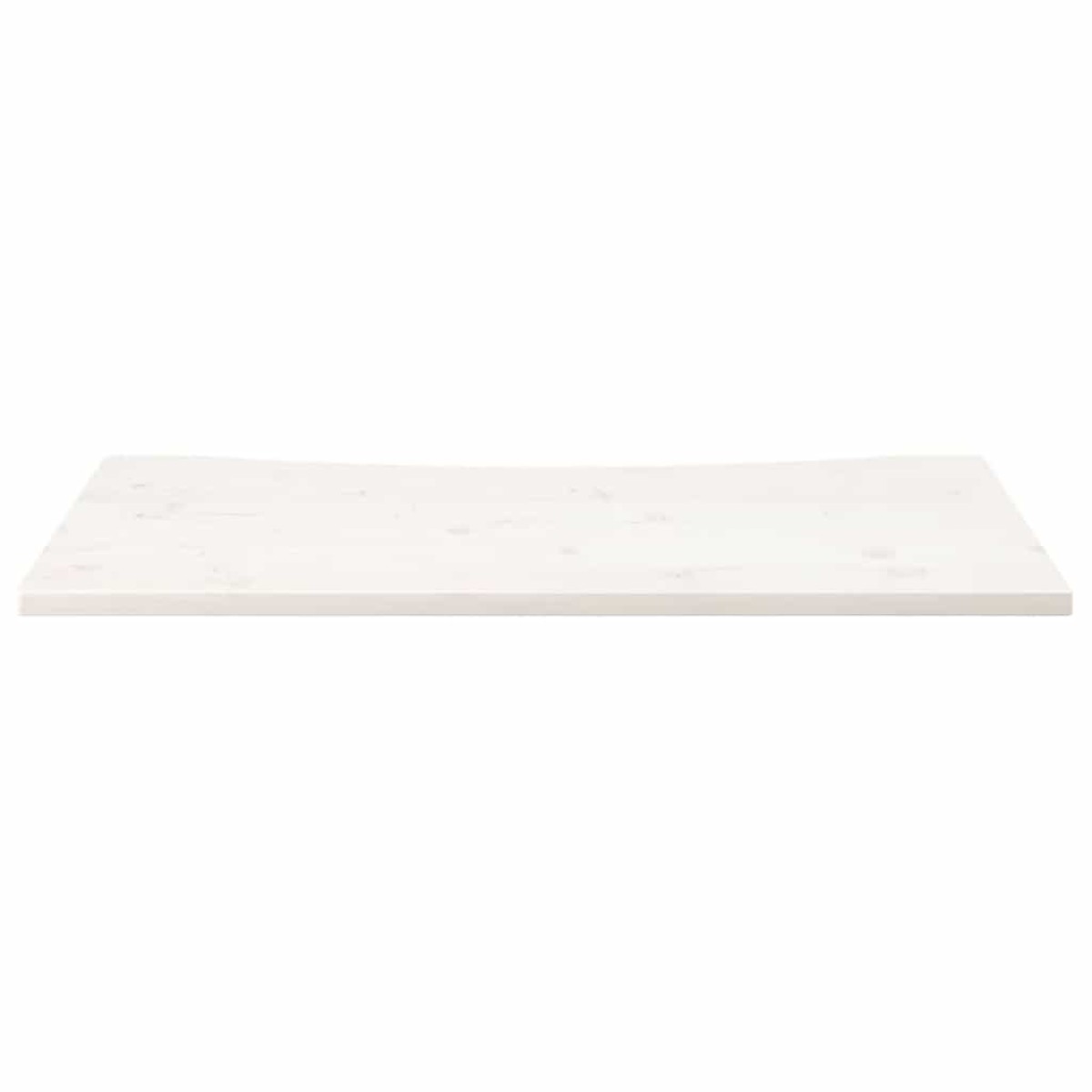 vidaXL Επιφάνεια Γραφείου Λευκή 100x60x2,5 εκ. από Μασίφ Ξύλο Πεύκου