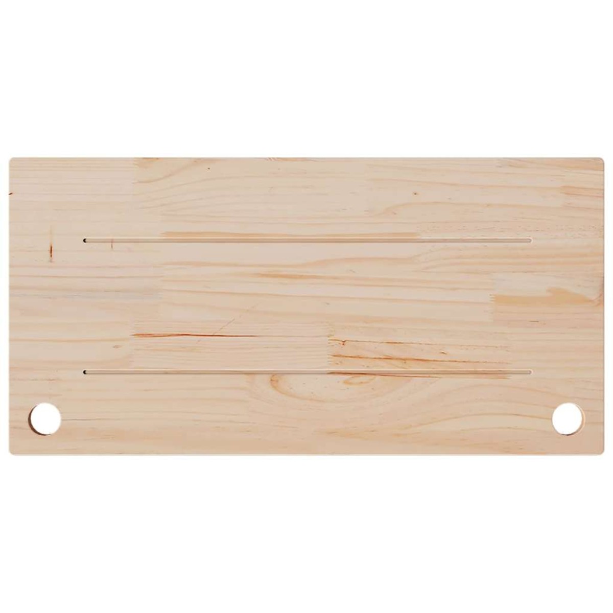 vidaXL Επιφάνεια Γραφείου 80 x 40 x 2,5 εκ. από Μασίφ Ξύλο Πεύκου