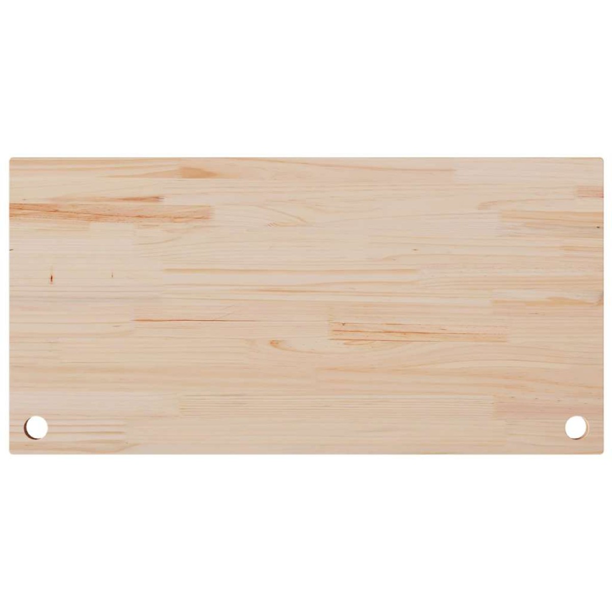 vidaXL Επιφάνεια Γραφείου 110 x 55 x 2,5 εκ. από Μασίφ Ξύλο Πεύκου