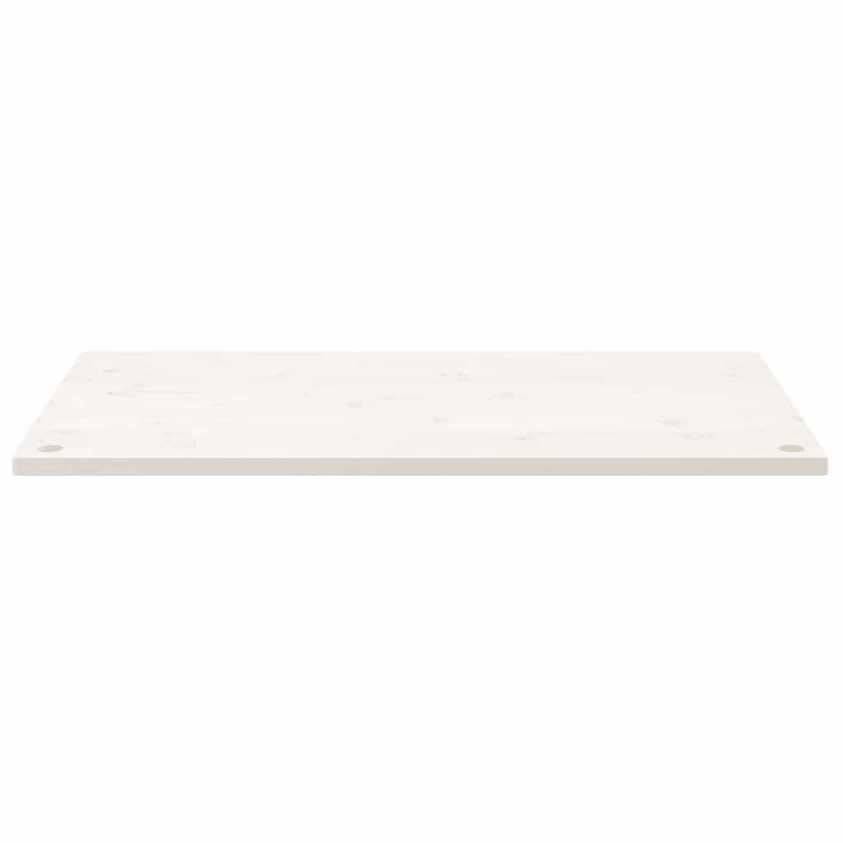 vidaXL Επιφάνεια Γραφείου Λευκή 110x55x2,5 εκ. από Μασίφ Ξύλο Πεύκου