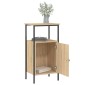 vidaXL Κομοδίνο Sonoma Δρυς 41 x 31 x 80 εκ. από Επεξεργασμένο Ξύλο