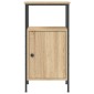 vidaXL Κομοδίνο Sonoma Δρυς 41 x 31 x 80 εκ. από Επεξεργασμένο Ξύλο
