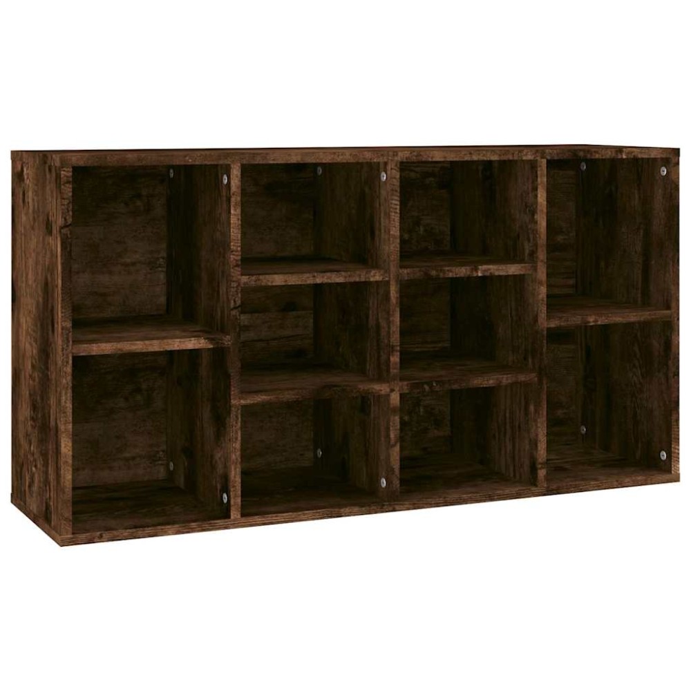vidaXL Παπουτσοθήκη Καπνιστή Δρυς 103x30x55 εκ. Επεξεργασμένο Ξύλο