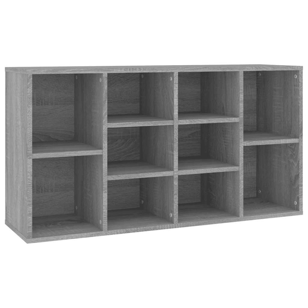 vidaXL Παπουτσοθήκη Γκρι Sonoma 103x30x55 εκ. από Επεξεργασμένο Ξύλο