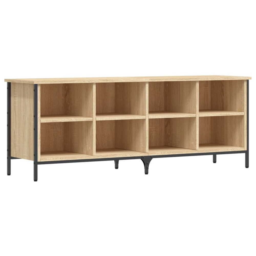 vidaXL Παπουτσοθήκη Sonoma Δρυς 131 x 35 x 50 εκ. από Επεξεργ. Ξύλο