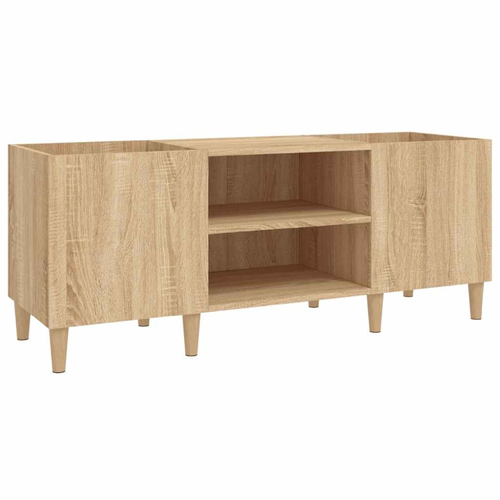 vidaXL Ντουλάπι δίσκων Sonoma Δρυς 121 x 38 x 48 εκ. από επεξεργασμένο ξύλο