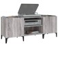 vidaXL Δισκοθήκη Γκρι Sonoma 121 x 38 x 48 εκ. από Επεξεργασμένο Ξύλο