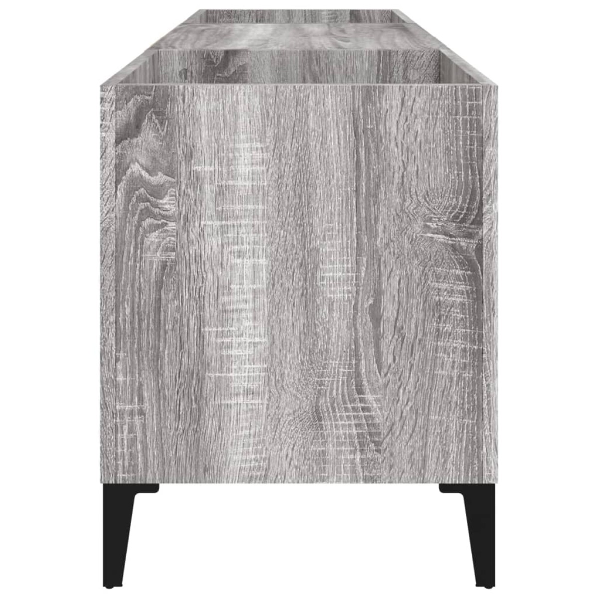 vidaXL Δισκοθήκη Γκρι Sonoma 121 x 38 x 48 εκ. από Επεξεργασμένο Ξύλο