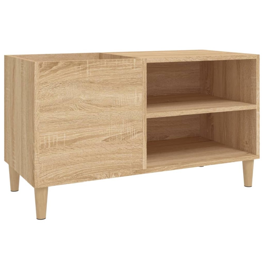 vidaXL Δισκοθήκη Sonoma Δρυς 84,5 x 38 x 48 εκ. από Επεξεργασμένο Ξύλο