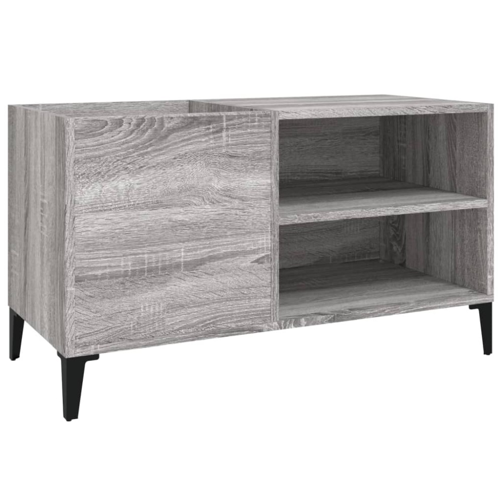 vidaXL Δισκοθήκη Γκρι Sonoma 84,5 x 38 x 48 εκ. από Επεξεργασμένο Ξύλο