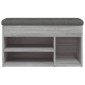 vidaXL Παπουτσοθήκη Γκρι Sonoma 82x32x45,5 εκ. από Επεξεργασμένο Ξύλο