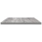 vidaXL Ράφια Τοίχου 4 τεμ. Γκρι Sonoma 60x20x1,5 εκ. Επεξεργ. Ξύλο