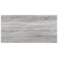 vidaXL Ράφια Τοίχου 4 τεμ. Γκρι Sonoma 60x20x1,5 εκ. Επεξεργ. Ξύλο