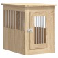 vidaXL Κλουβί Σκύλου Sonoma Δρυς 45 x 62 x 59 εκ. Επεξεργ. Ξύλο