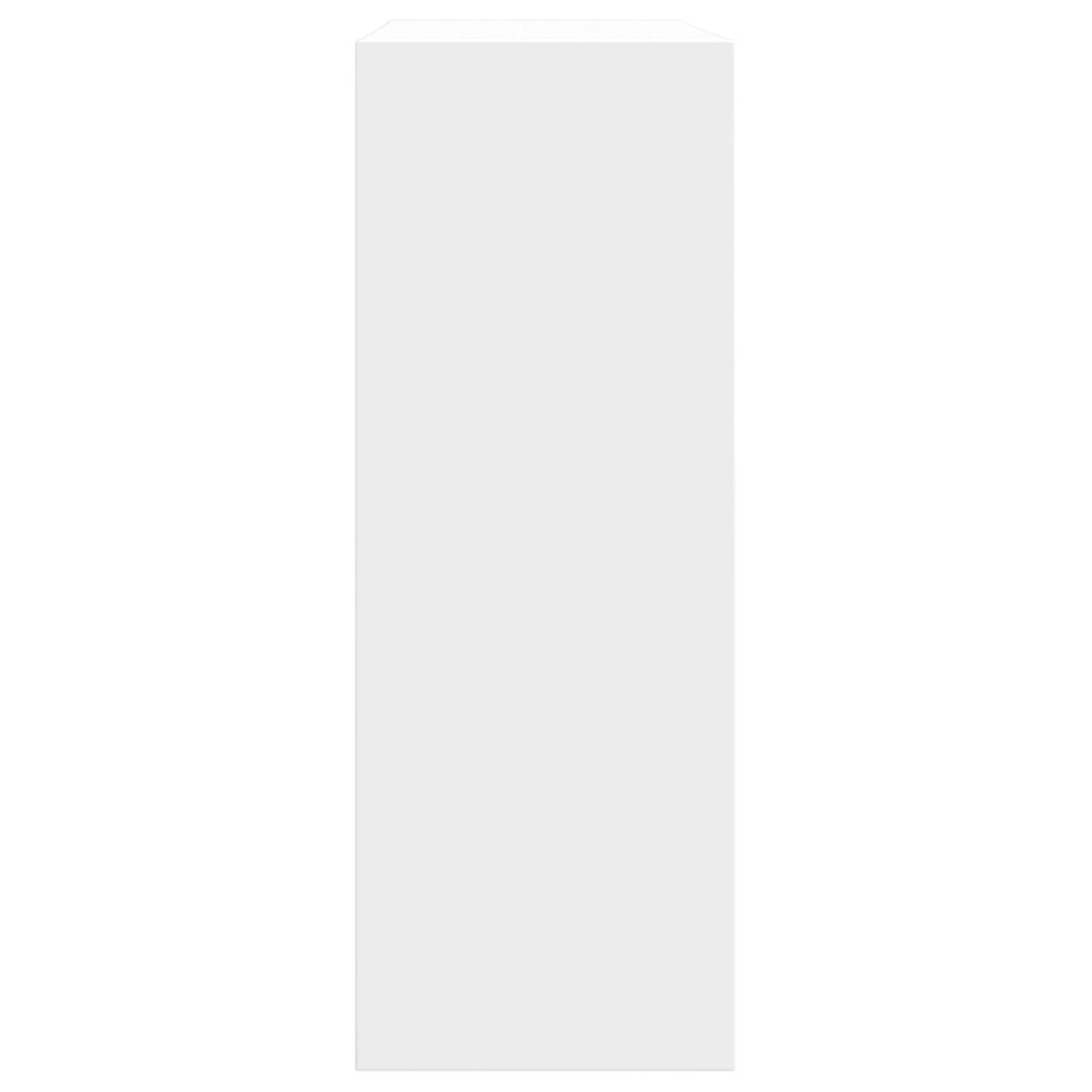 vidaXL Παπουτσοθήκη Λευκή 60 x 21 x 57 εκ. από Επεξεργασμένο Ξύλο