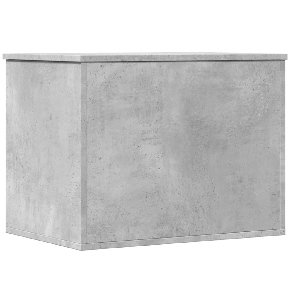 vidaXL Κουτί Αποθήκευσης Γκρι Σκυροδέματος 60x42x46 εκ. Επεξεργ. Ξύλο
