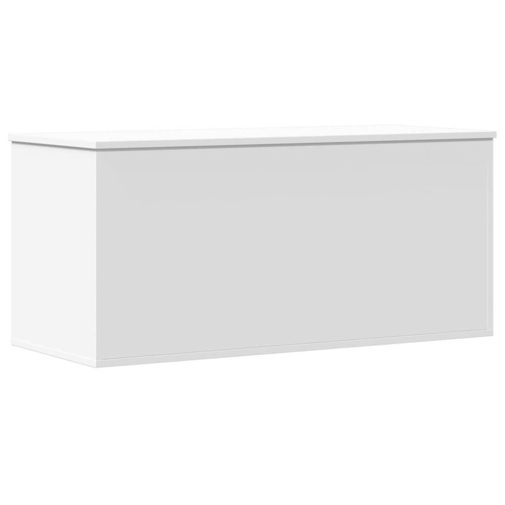 vidaXL Κουτί Αποθήκευσης Λευκό 100x42x46 εκ. Επεξεργασμένο Ξύλο